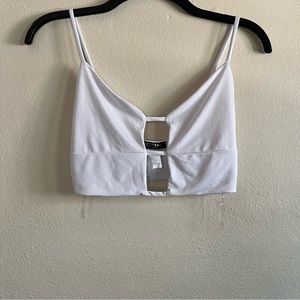 White Silky Bralette